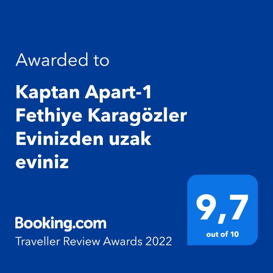 Appartement Kaptan Apart-1 Fethiye Karagozler Evinizden Uzak Eviniz Extérieur photo